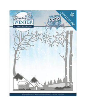 Yvonne Creations Sparkling Winter Winter Landscape Die (YCD10187) Yvonne Creations Sparkling Winter Winter Landscape Die (YCD10187)