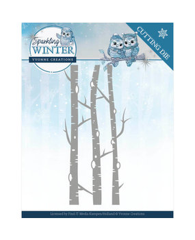 Yvonne Creations Sparkling Winter Birch Trees Die (YCD10188) Yvonne Creations Sparkling Winter Birch Trees Die (YCD10188)