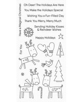 My Favorite Things Reindeer Games Clear Stamps (CS-428) My Favorite Things Reindeer Games Clear Stamps (CS-428)