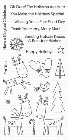 My Favorite Things Reindeer Games Clear Stamps (CS-428) My Favorite Things Reindeer Games Clear Stamps (CS-428)
