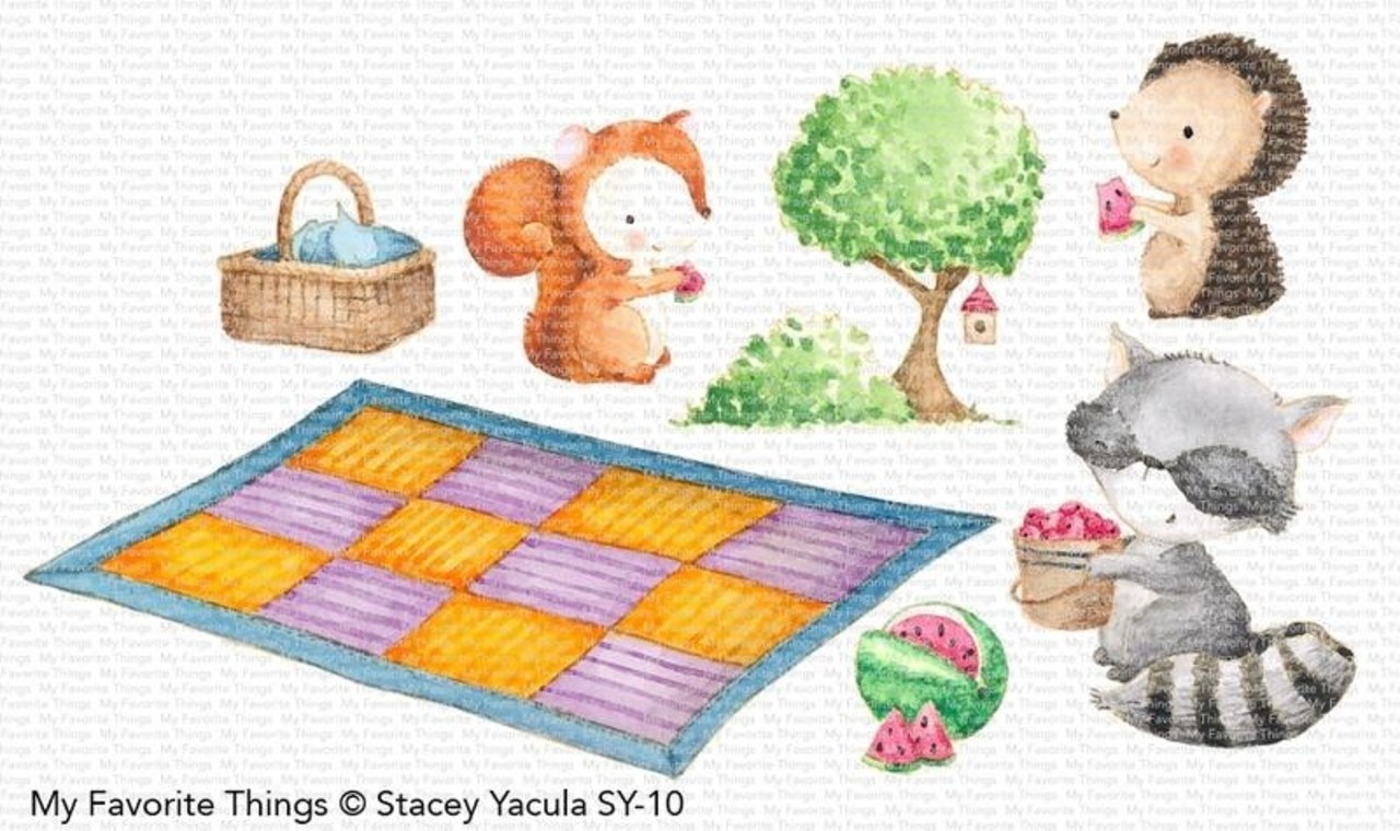 My Favorite Things Picnic Pals Clear Stamps (SY-10)