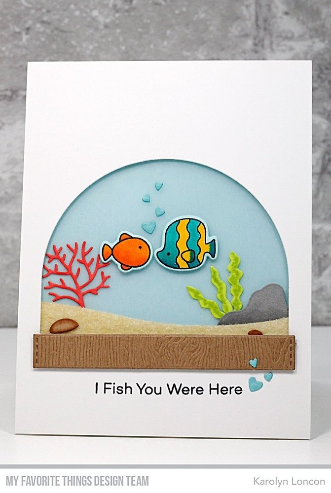 My Favorite Things Fish You Were Here Clear Stamps (CS-394) My Favorite Things Fish You Were Here Clear Stamps (CS-394)
