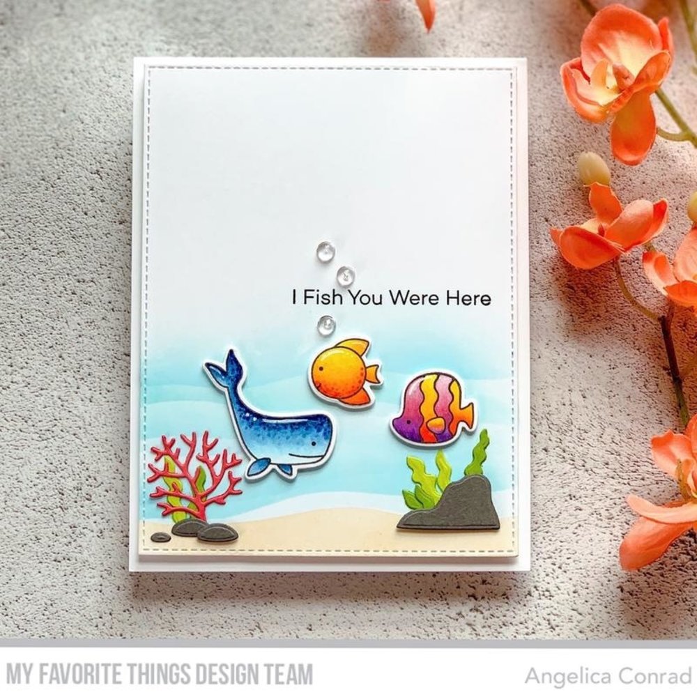 My Favorite Things Fish You Were Here Clear Stamps (CS-394) My Favorite Things Fish You Were Here Clear Stamps (CS-394)