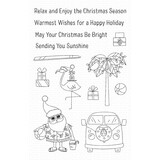 My Favorite Things Sun-Lovin' Santa Clear Stamps (CS-431)