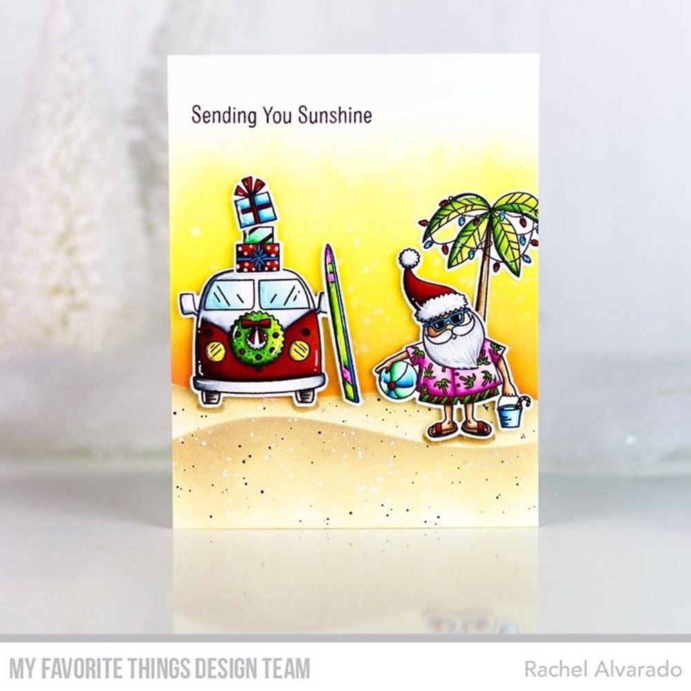 My Favorite Things Sun-Lovin' Santa Clear Stamps (CS-431)