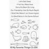 My Favorite Things Fish You Were Here Clear Stamps (CS-394)