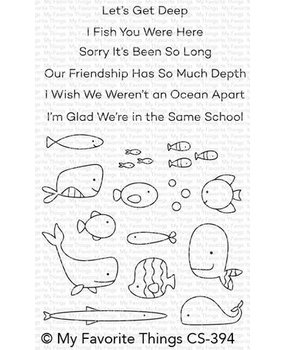 My Favorite Things Fish You Were Here Clear Stamps (CS-394) My Favorite Things Fish You Were Here Clear Stamps (CS-394)