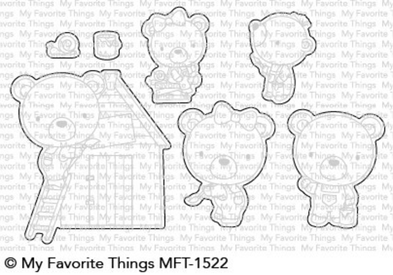 My Favorite Things Die-namics Builder Bears (MFT-1522) My Favorite Things Die-namics Builder Bears (MFT-1522)