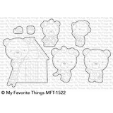My Favorite Things Die-namics Builder Bears (MFT-1522)