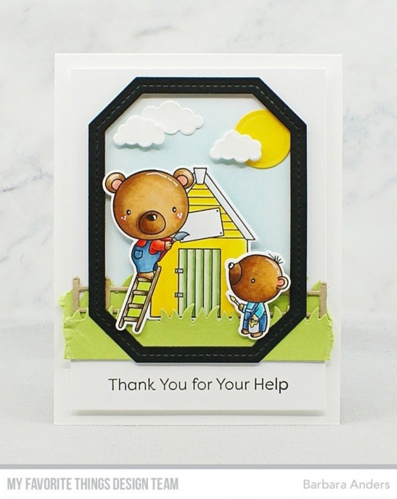 My Favorite Things Die-namics Builder Bears (MFT-1522) My Favorite Things Die-namics Builder Bears (MFT-1522)