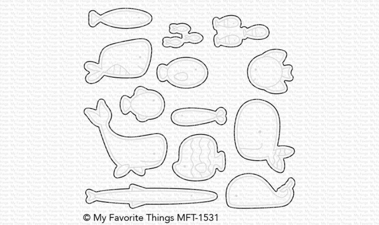 My Favorite Things Die-namics Fish You Were Here (MFT-1531) My Favorite Things Die-namics Fish You Were Here (MFT-1531)