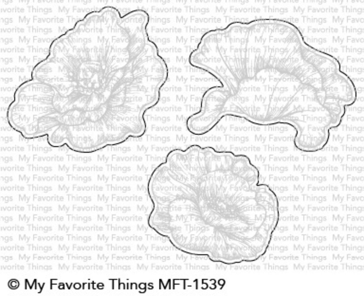 My Favorite Things Die-namics Poppy Blooms (MFT-1539)