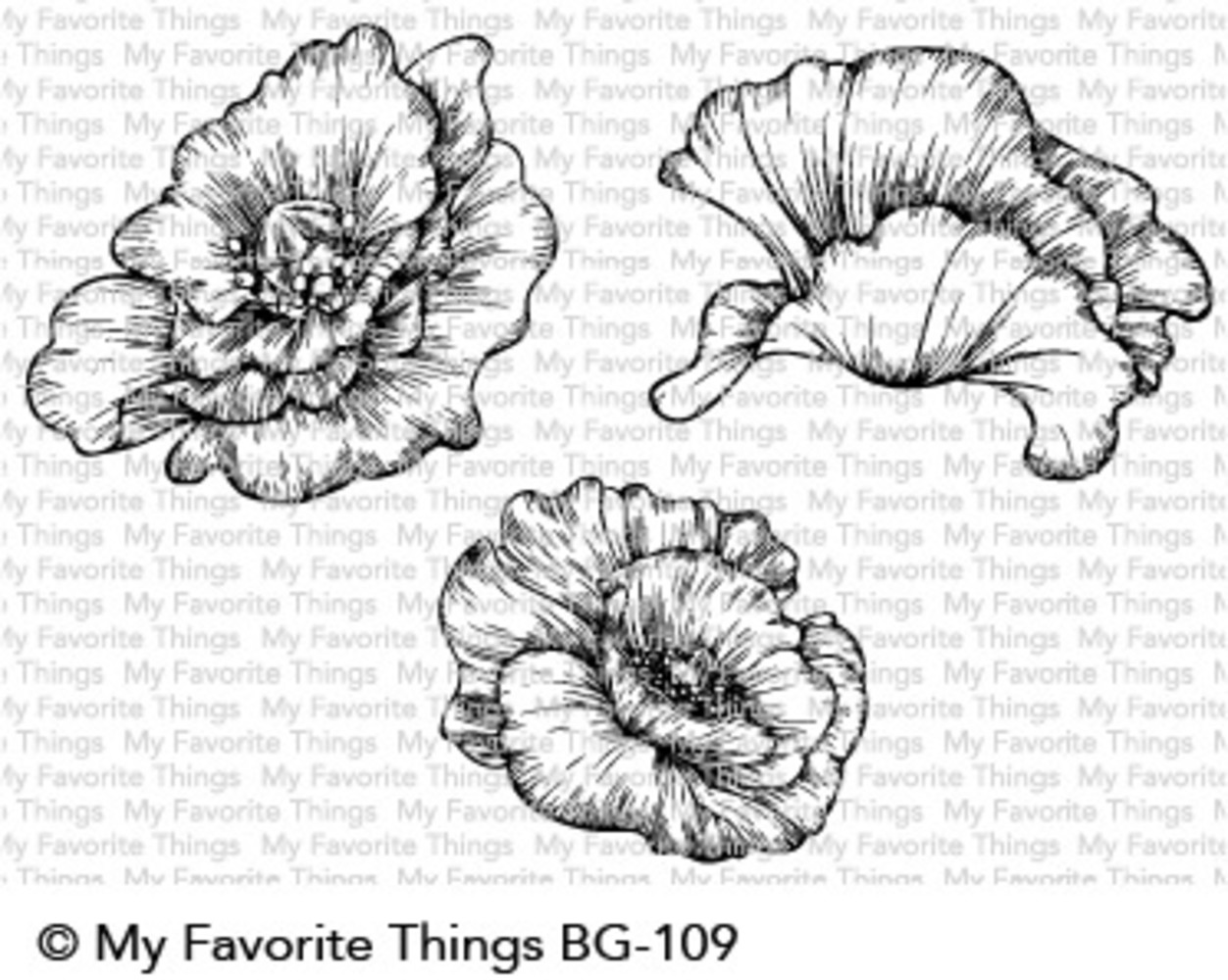 My Favorite Things Die-namics Poppy Blooms (MFT-1539)