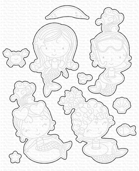 My Favorite Things Die-namics Mermaid for Each Other (MFT-1566) My Favorite Things Die-namics Mermaid for Each Other (MFT-1566)