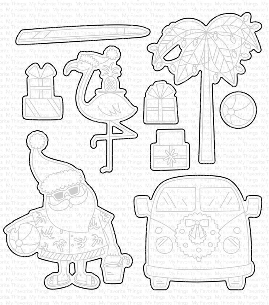 My Favorite Things Die-namics Sun-Lovin' Santa (MFT-1624) My Favorite Things Die-namics Sun-Lovin' Santa (MFT-1624)