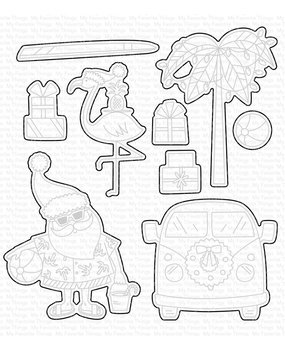 My Favorite Things Die-namics Sun-Lovin' Santa (MFT-1624) My Favorite Things Die-namics Sun-Lovin' Santa (MFT-1624)