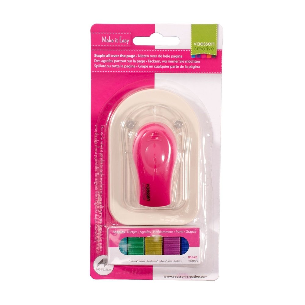 Vaessen Creative Magnetische Nietmachine + Nietjes (2137-059) Vaessen Creative Magnetische Nietmachine + Nietjes (2137-059)