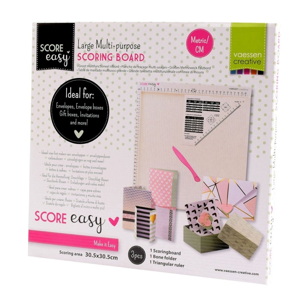 Vaessen Creative Score Easy Scoringboard 30,5x30,5 cm Offwhite (2137-047)