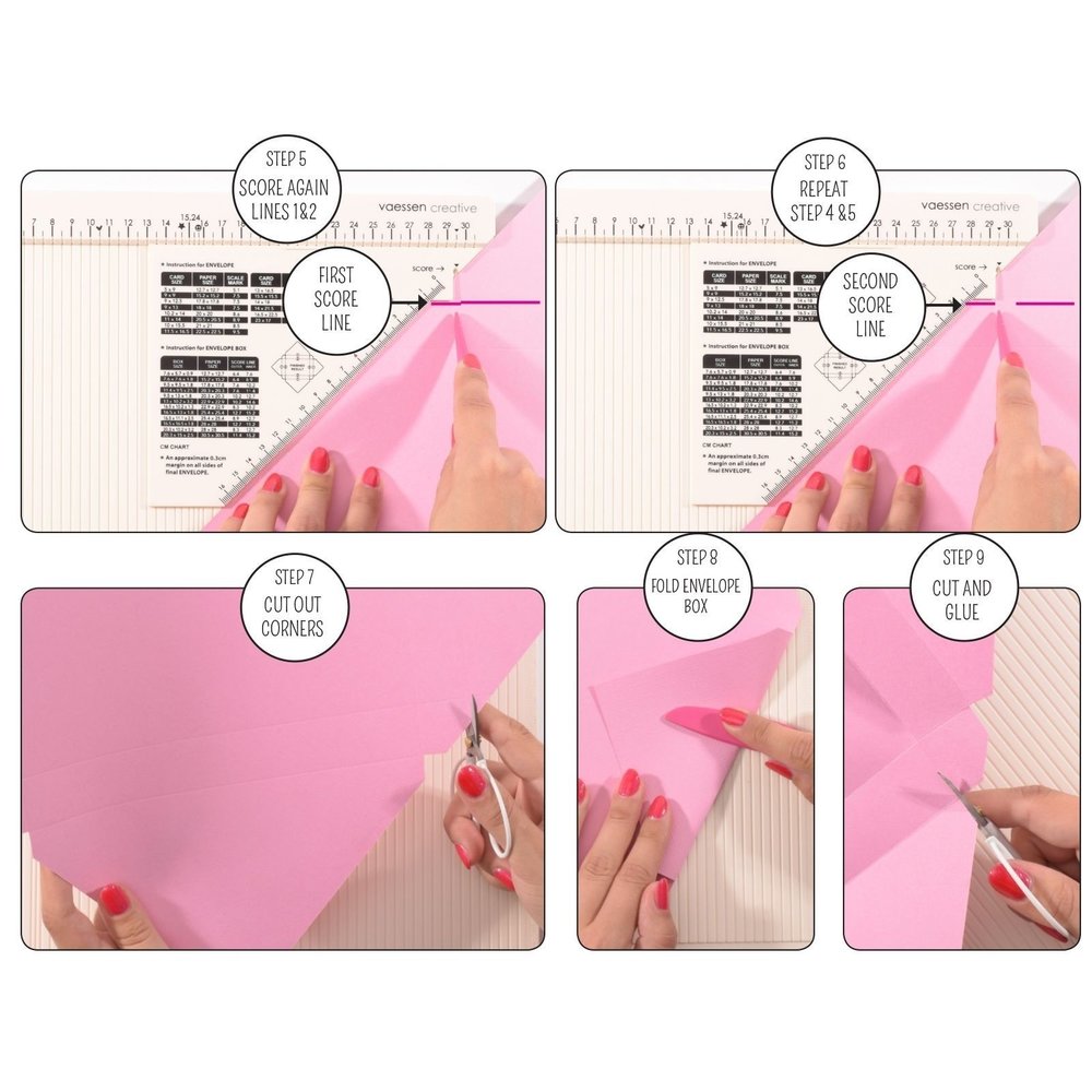 Vaessen Creative Score Easy Scoringboard 30,5x30,5 cm Offwhite (2137-047)