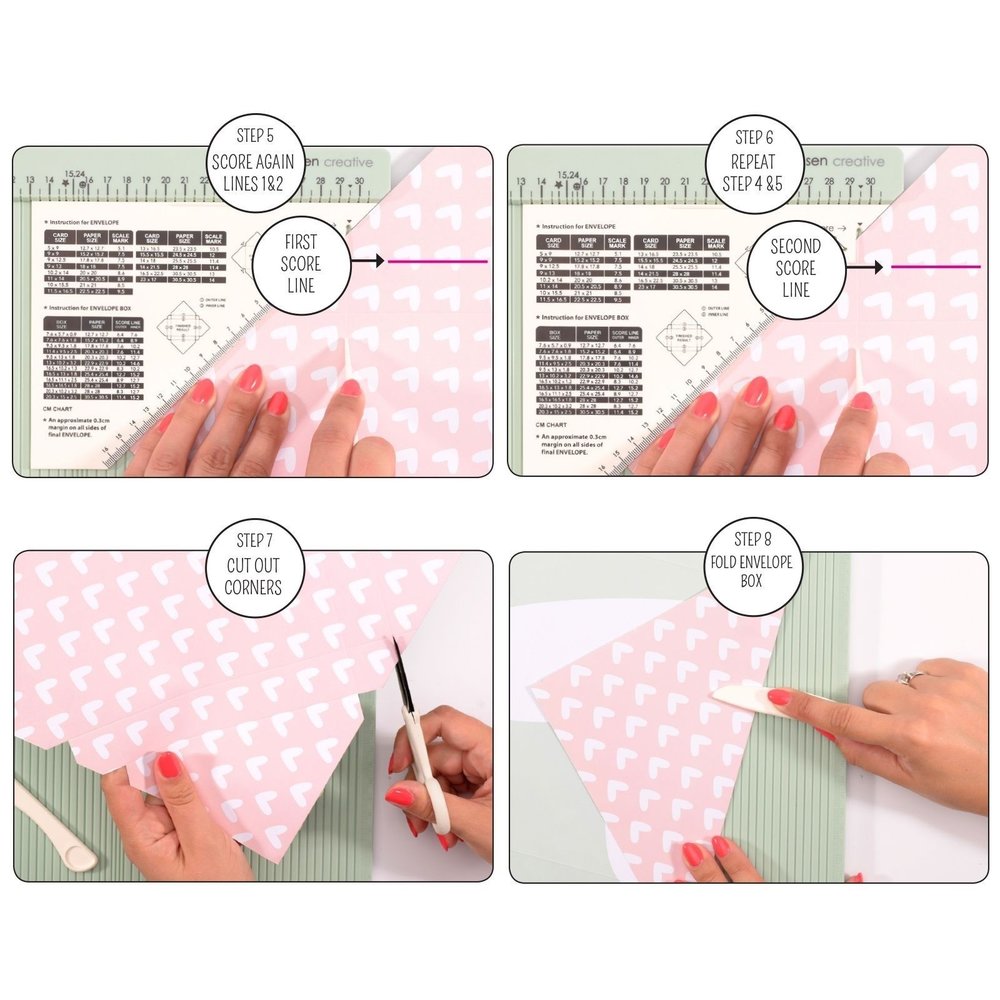 Vaessen Creative Score Easy Scoringboard 30,5x30,5 cm Mint (2137-050)