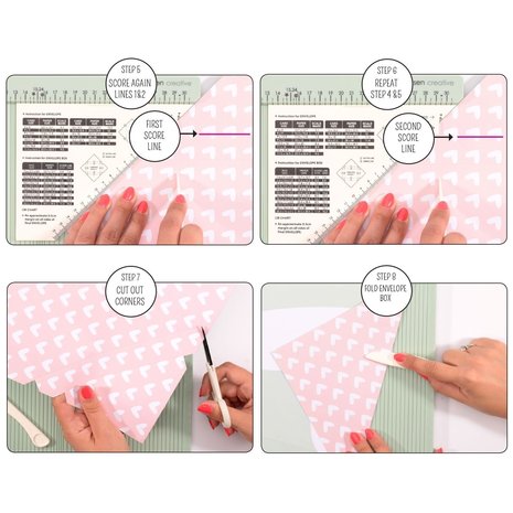 Vaessen Creative Score Easy Scoringboard 30,5x30,5 cm Mint (2137-050)