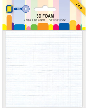 JEJE Produkt 3D Foam 3 mm x 3 mm x 2 mm (3.3096) JEJE Produkt 3D Foam 3 mm x 3 mm x 2 mm (3.3096)
