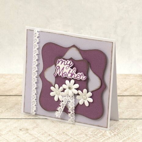 Couture Creations My Mum Sentiments Mini Cut, Foil & Emboss Dies (CO726713)