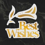 Couture Creations Best Wishes Sentiment Mini Cut, Foil & Emboss Dies (CO726716)