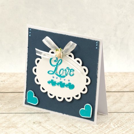 Couture Creations Love Sentiment & Heart Border Mini Cut, Foil & Emboss Dies (CO726722) Couture Creations Love Sentiment & Heart Border Mini Cut, Foil & Emboss Dies (CO726722)