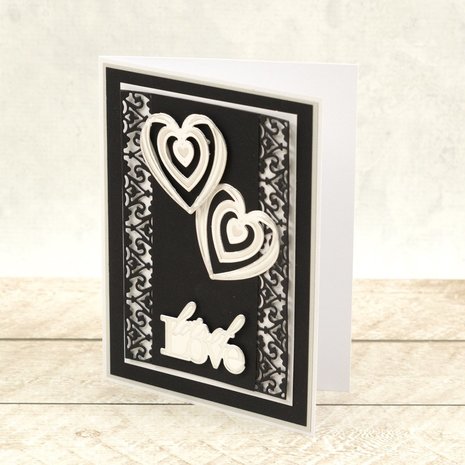 Couture Creations Lots of Love Sentiment Mini Cut, Foil & Emboss Die (CO726725) Couture Creations Lots of Love Sentiment Mini Cut, Foil & Emboss Die (CO726725)