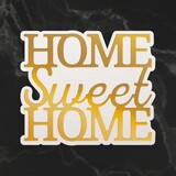 Couture Creations Home Sweet Home Sentiment Mini Cut, Foil & Emboss Die (CO726728)