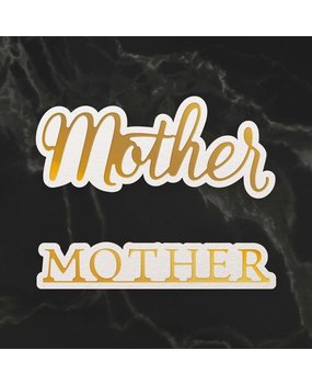 Couture Creations Mother Sentiment Mini Cut, Foil & Emboss Dies (CO726737) Couture Creations Mother Sentiment Mini Cut, Foil & Emboss Dies (CO726737)