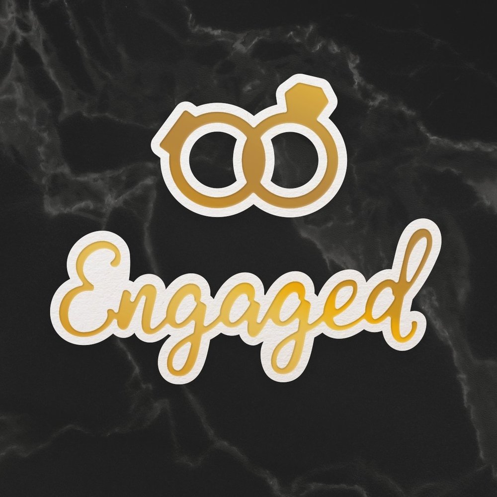 Couture Creations Engaged Sentiment & Rings Mini Cut, Foil & Emboss Dies (CO726740) Couture Creations Engaged Sentiment & Rings Mini Cut, Foil & Emboss Dies (CO726740)