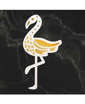 Couture Creations Flamingo Silhouette Mini Cut, Foil & Emboss Die (CO726742) Couture Creations Flamingo Silhouette Mini Cut, Foil & Emboss Die (CO726742)