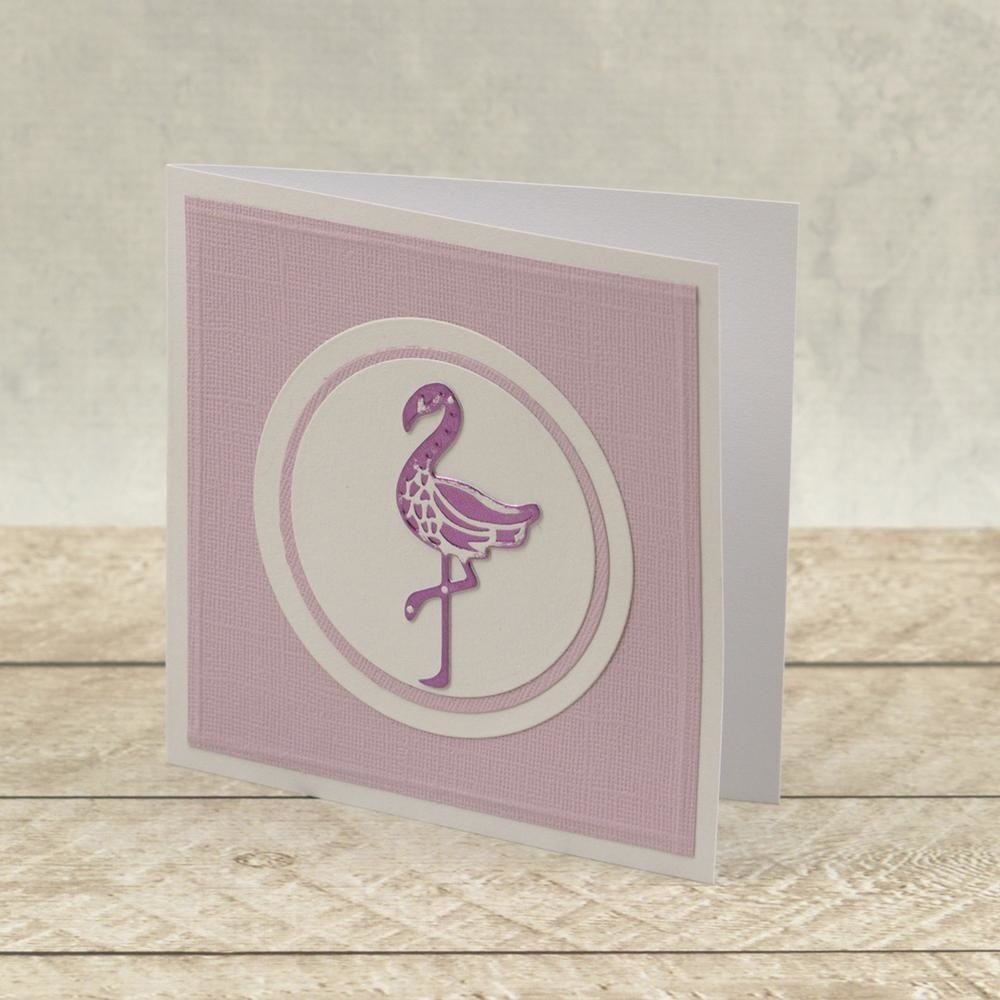 Couture Creations Flamingo Silhouette Mini Cut, Foil & Emboss Die (CO726742) Couture Creations Flamingo Silhouette Mini Cut, Foil & Emboss Die (CO726742)