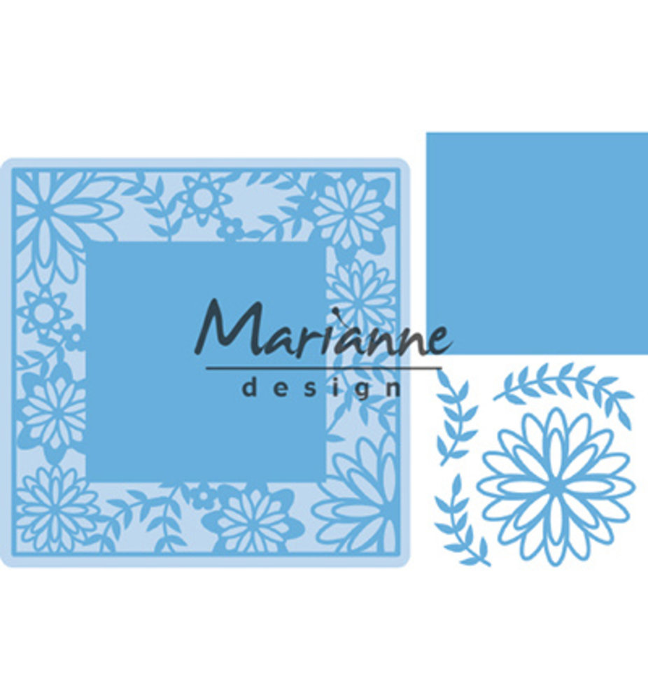 Marianne Design Creatable Flower Frame Square (LR0577) Marianne Design Creatable Flower Frame Square (LR0577)