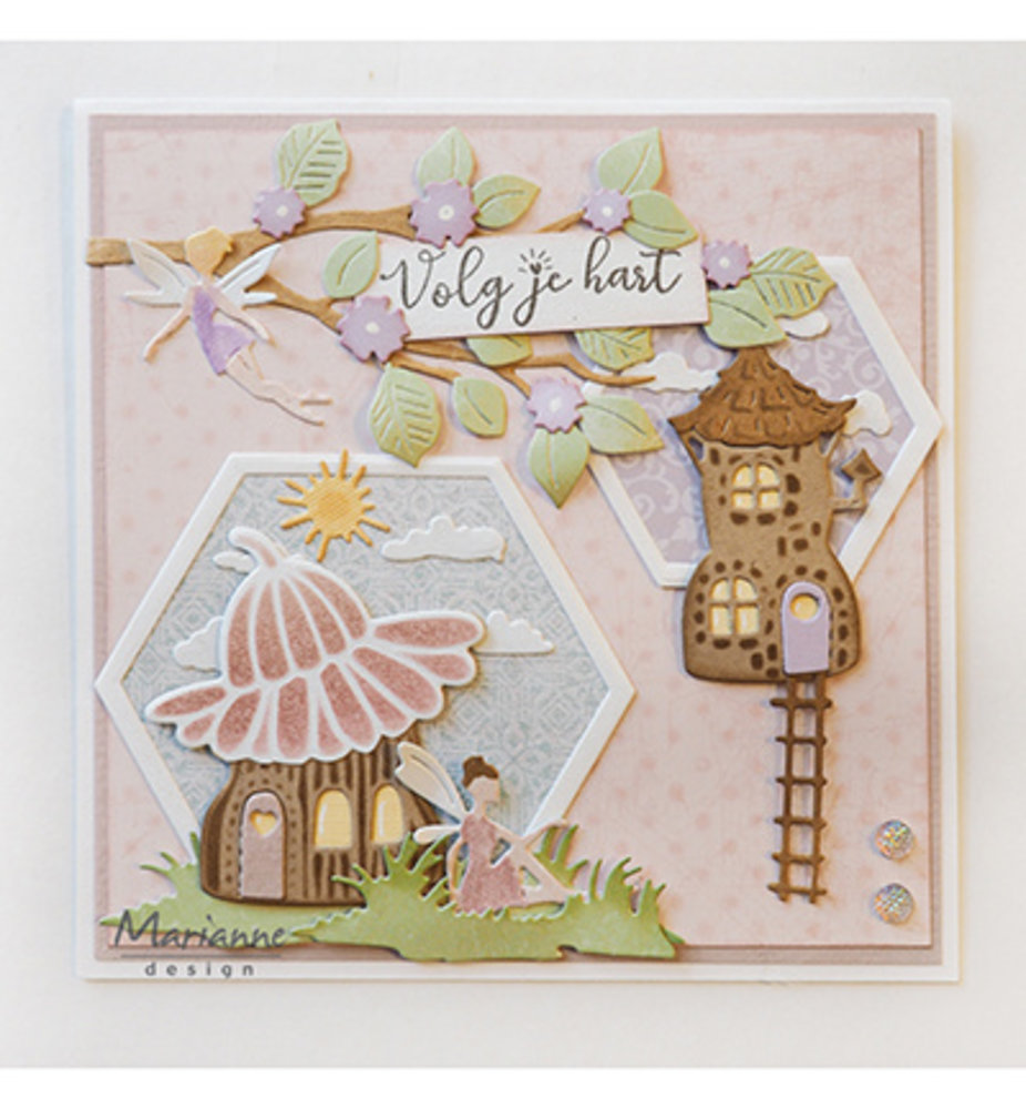 Marianne Design Creatable Fairy Flower House (LR0579) Marianne Design Creatable Fairy Flower House (LR0579)