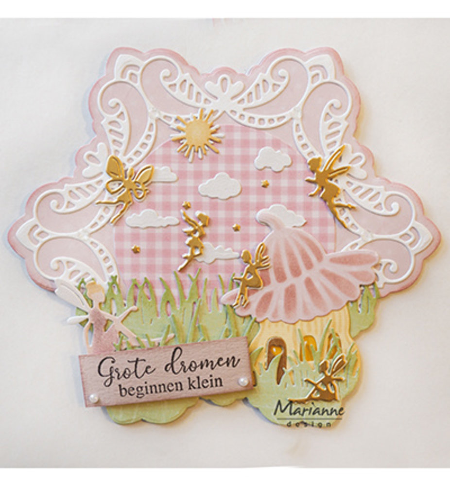 Marianne Design Creatable Fairy Flower House (LR0579) Marianne Design Creatable Fairy Flower House (LR0579)