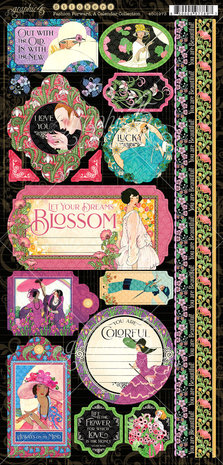 Graphic 45 Fashion Forward Stickers (4501973)