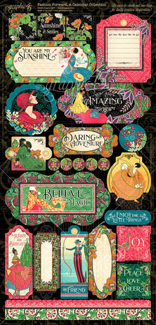 Graphic 45 Fashion Forward Stickers (4501973)