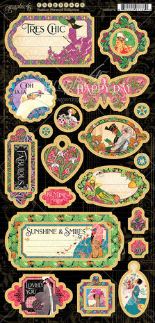 Graphic 45 Fashion Forward Chipboard (4501972) Graphic 45 Fashion Forward Chipboard (4501972)