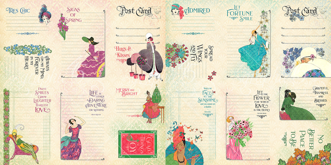 Graphic 45 Fashion Forward Journaling & Ephemera Cards (4501974) Graphic 45 Fashion Forward Journaling & Ephemera Cards (4501974)