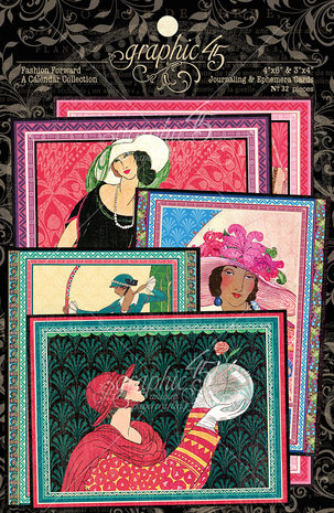 Graphic 45 Fashion Forward Journaling & Ephemera Cards (4501974) Graphic 45 Fashion Forward Journaling & Ephemera Cards (4501974)