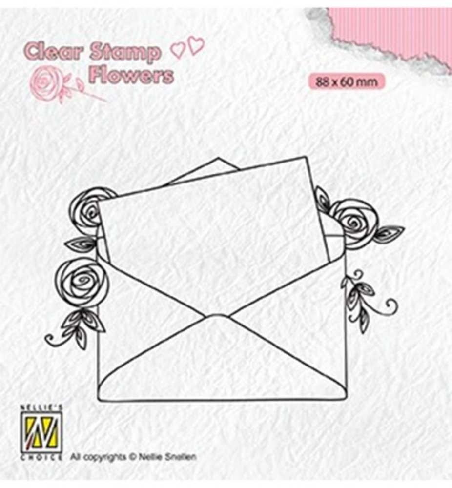 Nellie Snellen Love Letter Clear Stamp (FLO023)