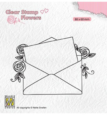 Nellie Snellen Love Letter Clear Stamp (FLO023)