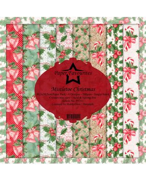 Paper Favourites Mistletoe Christmas 12x12 Inch Paper Pack (PF311)* Paper Favourites Mistletoe Christmas 12x12 Inch Paper Pack (PF311)*