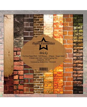 Paper Favourites Bricks 6x6 Inch Paper Pack (PF109)