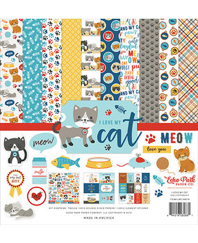 Echo Park I Love My Cat 12x12 Inch Collection Kit (LMC199016)