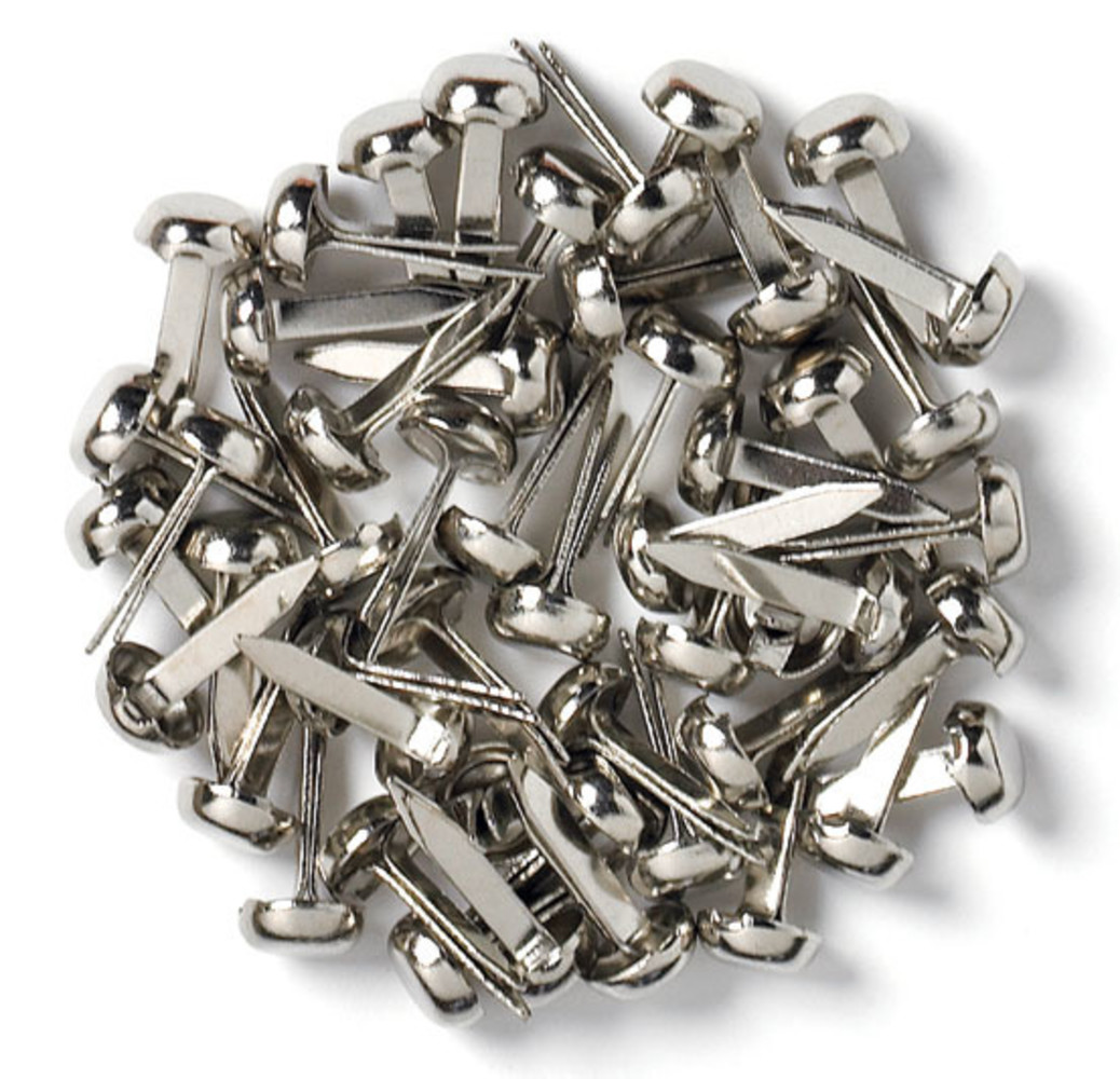Doodlebug Design Inc. Silver Mini Brads (25pcs) (95)