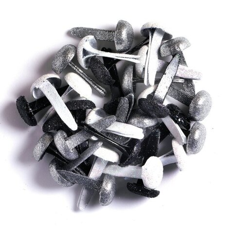 Doodlebug Design Inc. Tuxedo Sugar Coated Brads (50pcs) (1463)